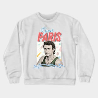 Ryan Paris / Italo Disco 80s Aesthetic Tribute Design Crewneck Sweatshirt